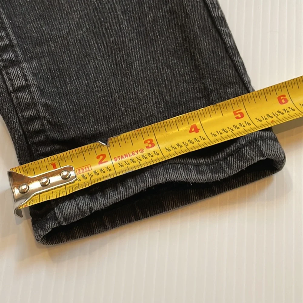 Levi’s boyfriend jean, black distressed, girls size 10
